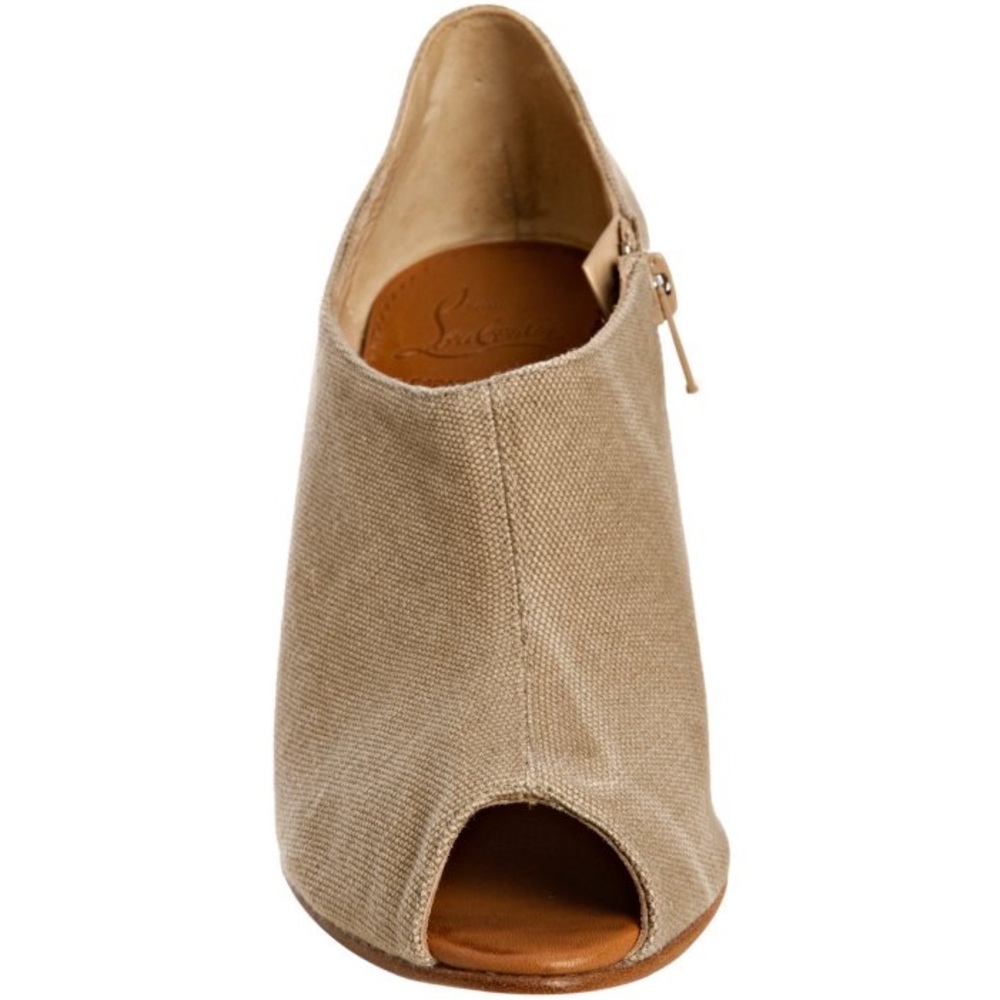 Christian Louboutin Tan Wedges